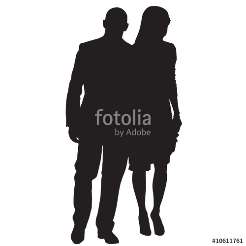 Couple Holding Hands Silhouette Vector Stock Image And Royalty 500x500 Couple Holding Hands Silhouette Vector Stock Image And Royalty