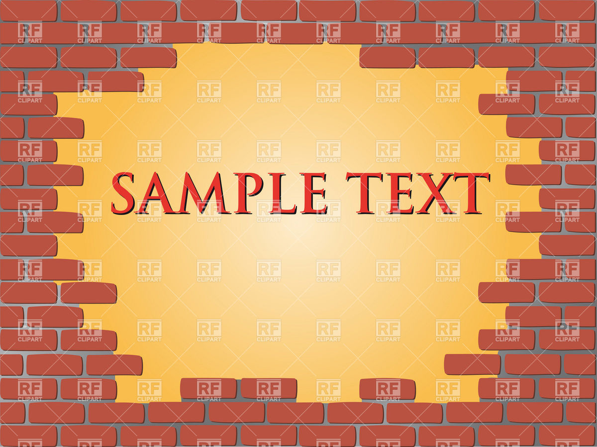 1200x898 Hole In A Wall For Inscriptions Vector Image Of Backgrounds
