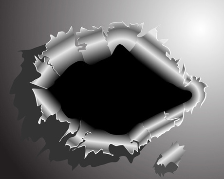 460x368 Wall Hole Vector Free Vector Download