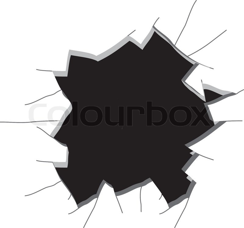 800x748 Hole Vector Illustration Stock Vector Colourbox