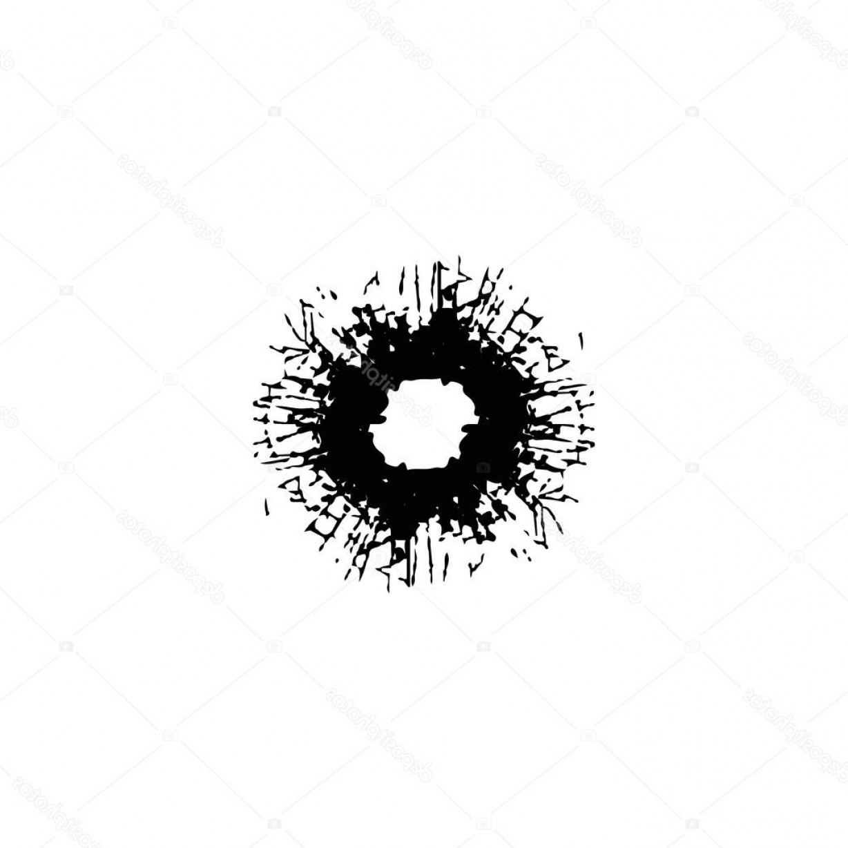 1228x1228 Stock Illustration Bullet Holes In Glass Vector Soidergi