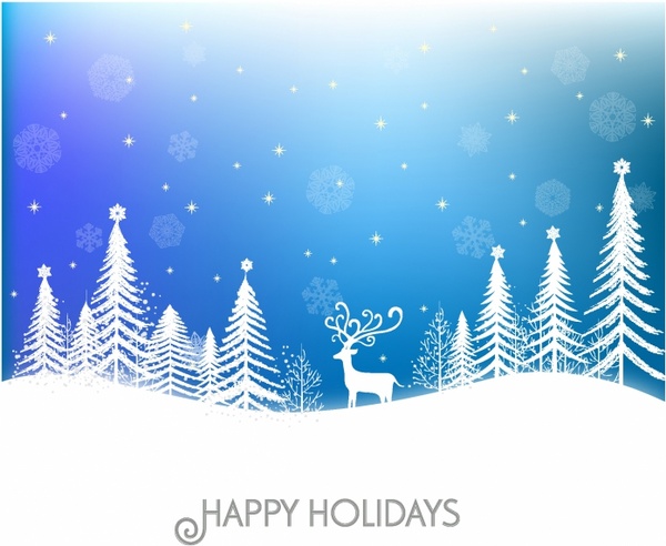 600x492 Holiday Background Free Vector In Adobe Illustrator