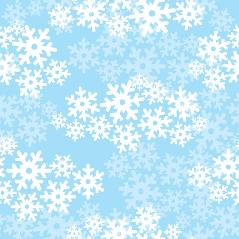 490x490 Snow Seamless Pattern Christmas Winter Holiday Background Vector