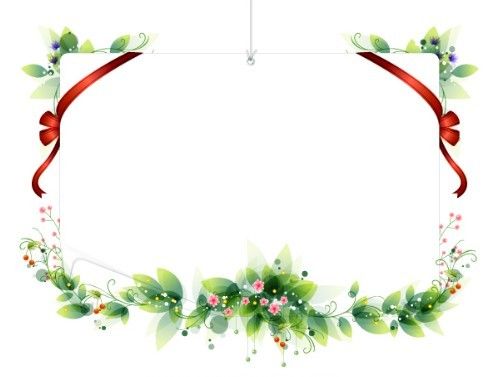 504x377 Free Vector Holiday Decorative Borders With Ribbons Free Web