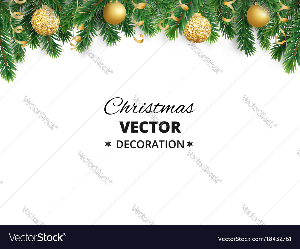 1000x830 Winter Holiday Border With Background Christmas Vector Image