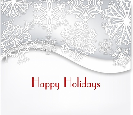 428x368 Holiday Card Vector Free Vector Download