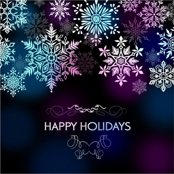 600x600 Modern Holiday Card Free Vector In Adobe Illustrator