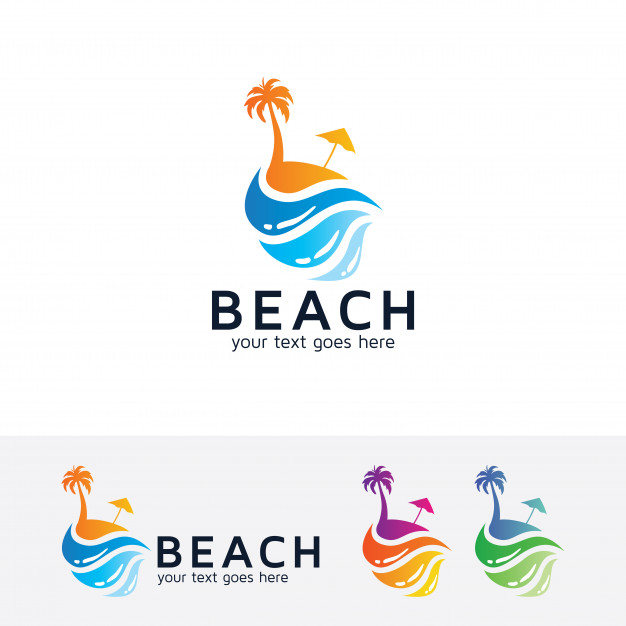 626x626 Beach Holiday Logo Template Vector Premium Download
