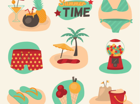 452x336 Summer Holiday Icon Vector Material Icons Free Summer Holiday