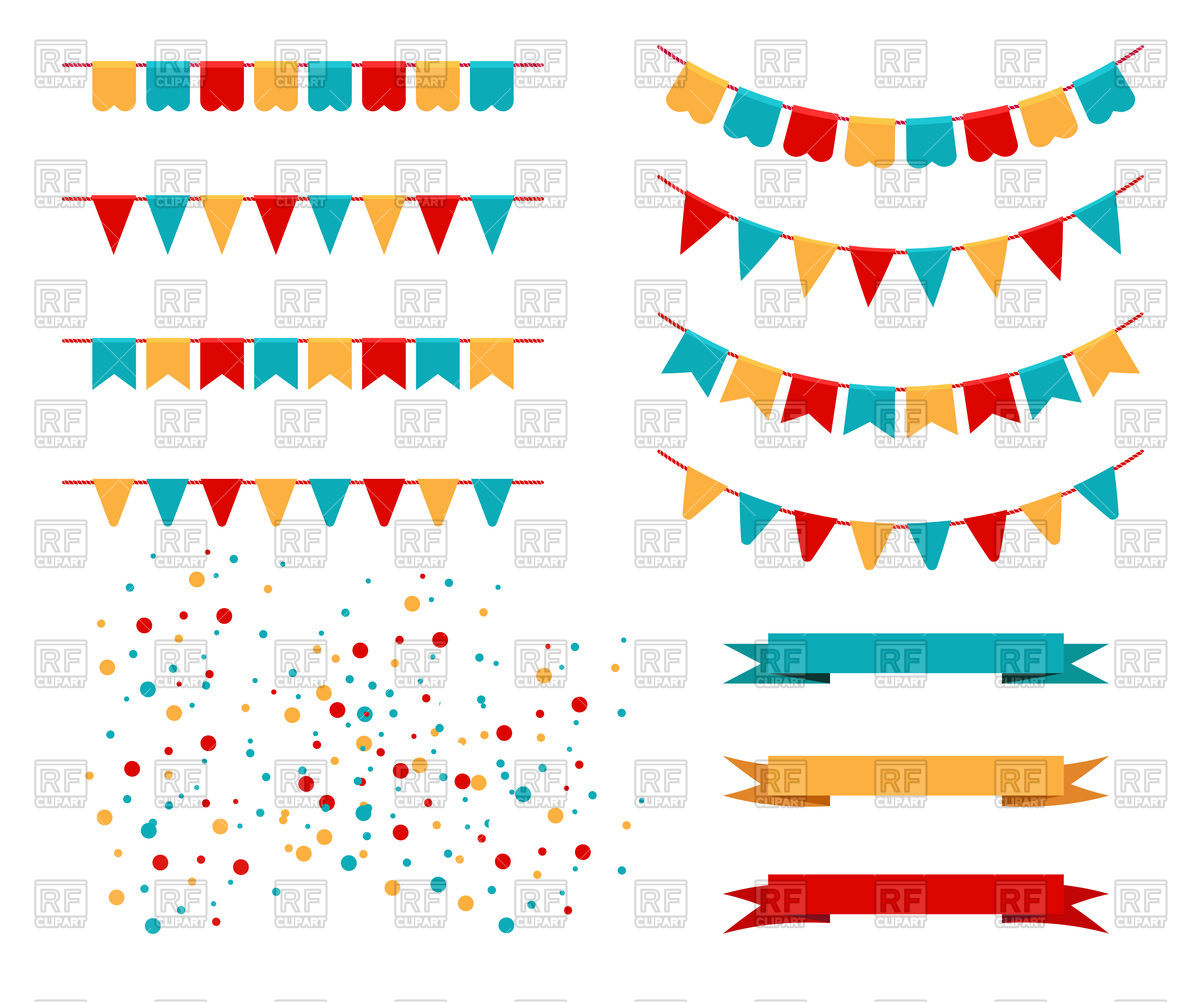 1200x1002 Holiday, Party And Carnival Design Elements