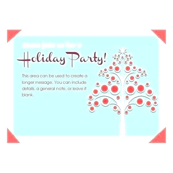 560x560 Holiday Party Flyer Template Free Best Of Blank Invitation