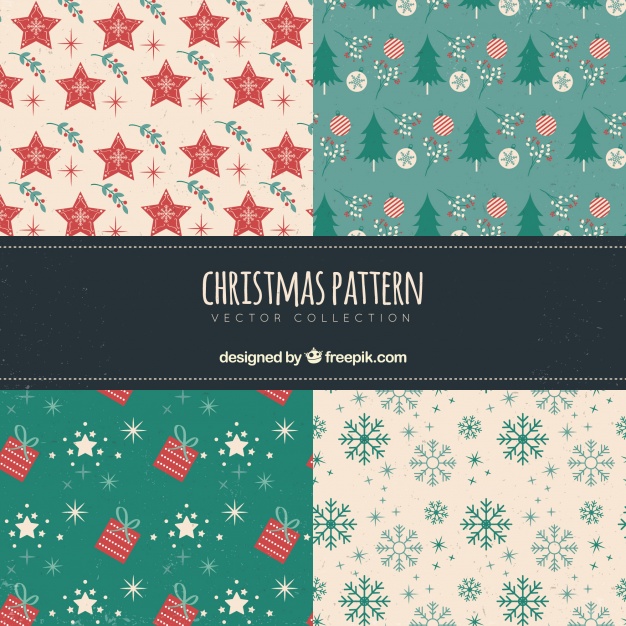 Pack Of Retro Holiday Patterns Vector Free Download 626x626 Pack Of Retro Holiday Patterns Vector Free Download