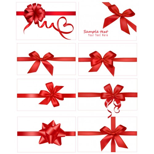 500x500 Holiday Ribbon Vector