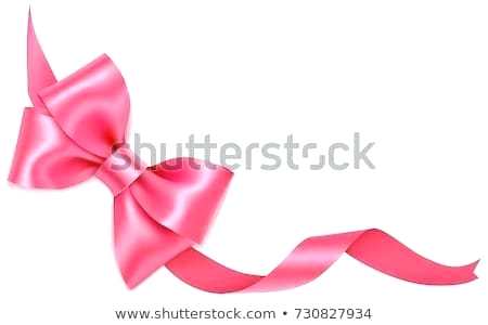 450x300 Holiday Ribbon Pink Bow With Long For Corner Decor Isolated