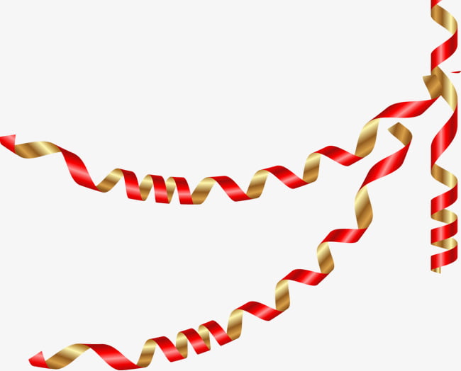 650x524 Blue With Golden Ribbons Vector Material Free