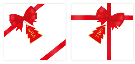 448x214 Christmas Ribbon