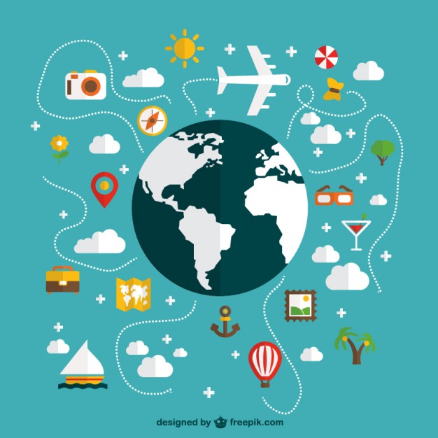 626x626 Holiday Icons Collection Flat Style Vector Free Download