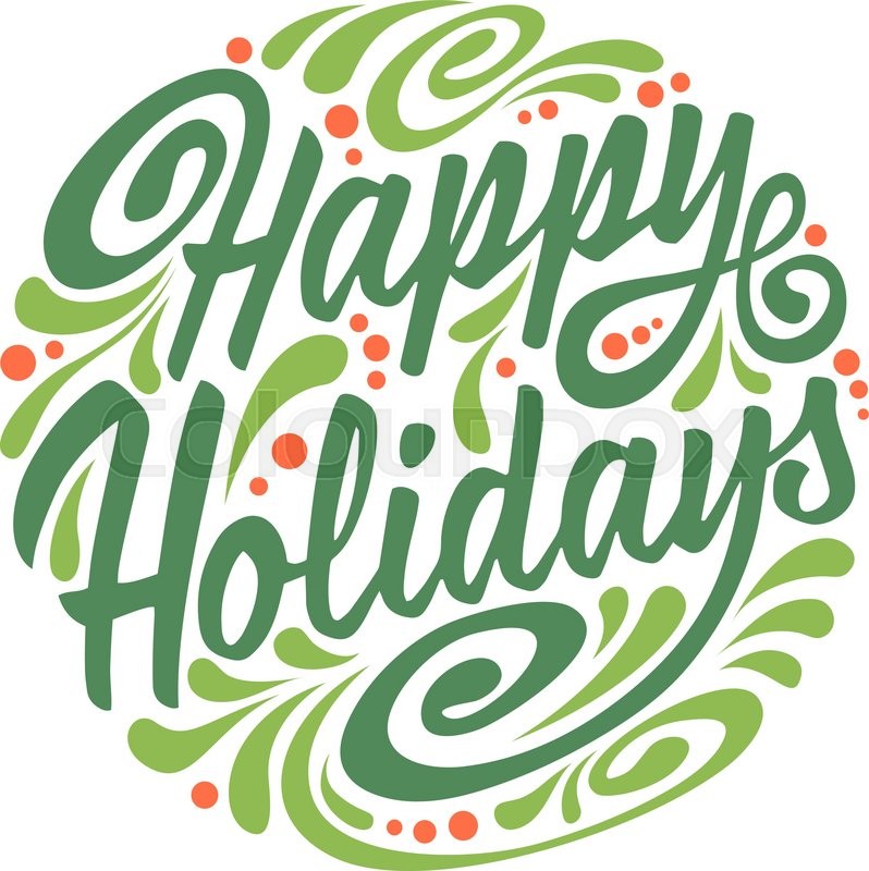 798x800 Holidays Greeting Card With Abstract Stock Vector Colourbox