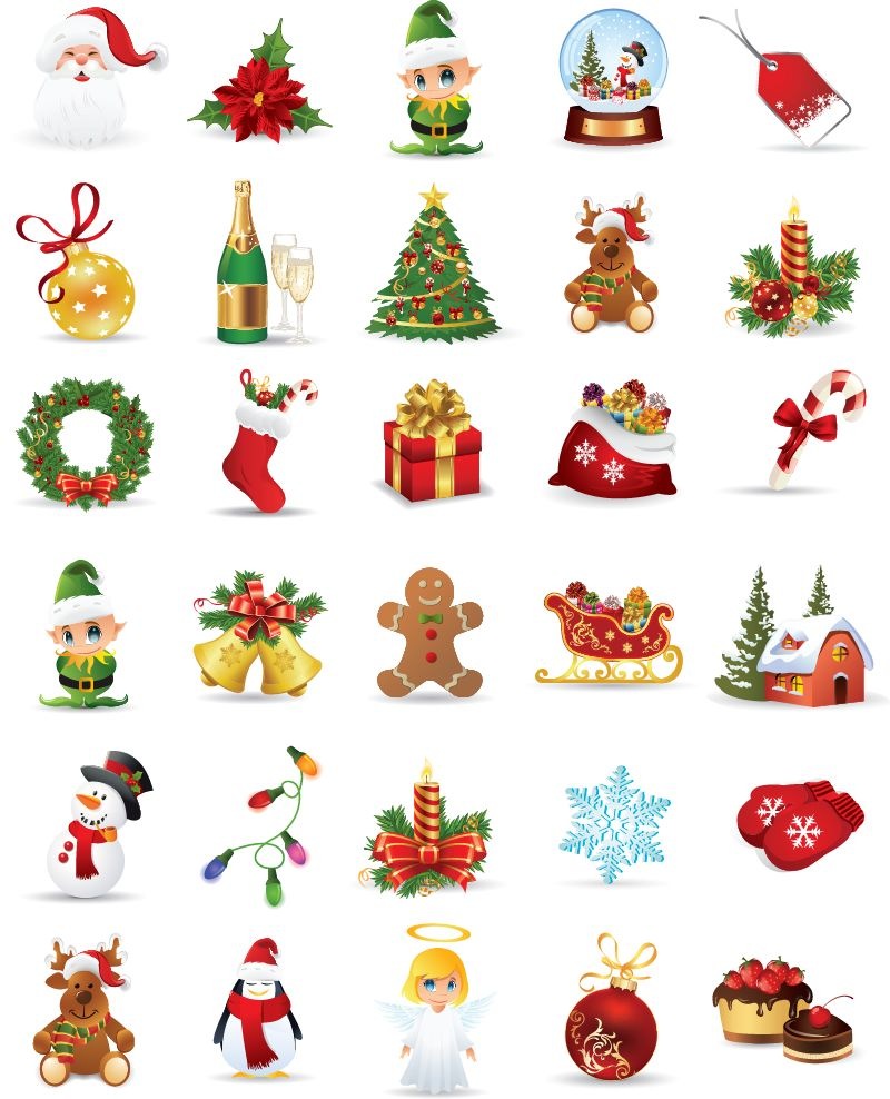 800x988 Free Holiday Vectors Images