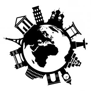 300x300 Fun Holiday Travel Vector Illustration Graphic Design Set Fun