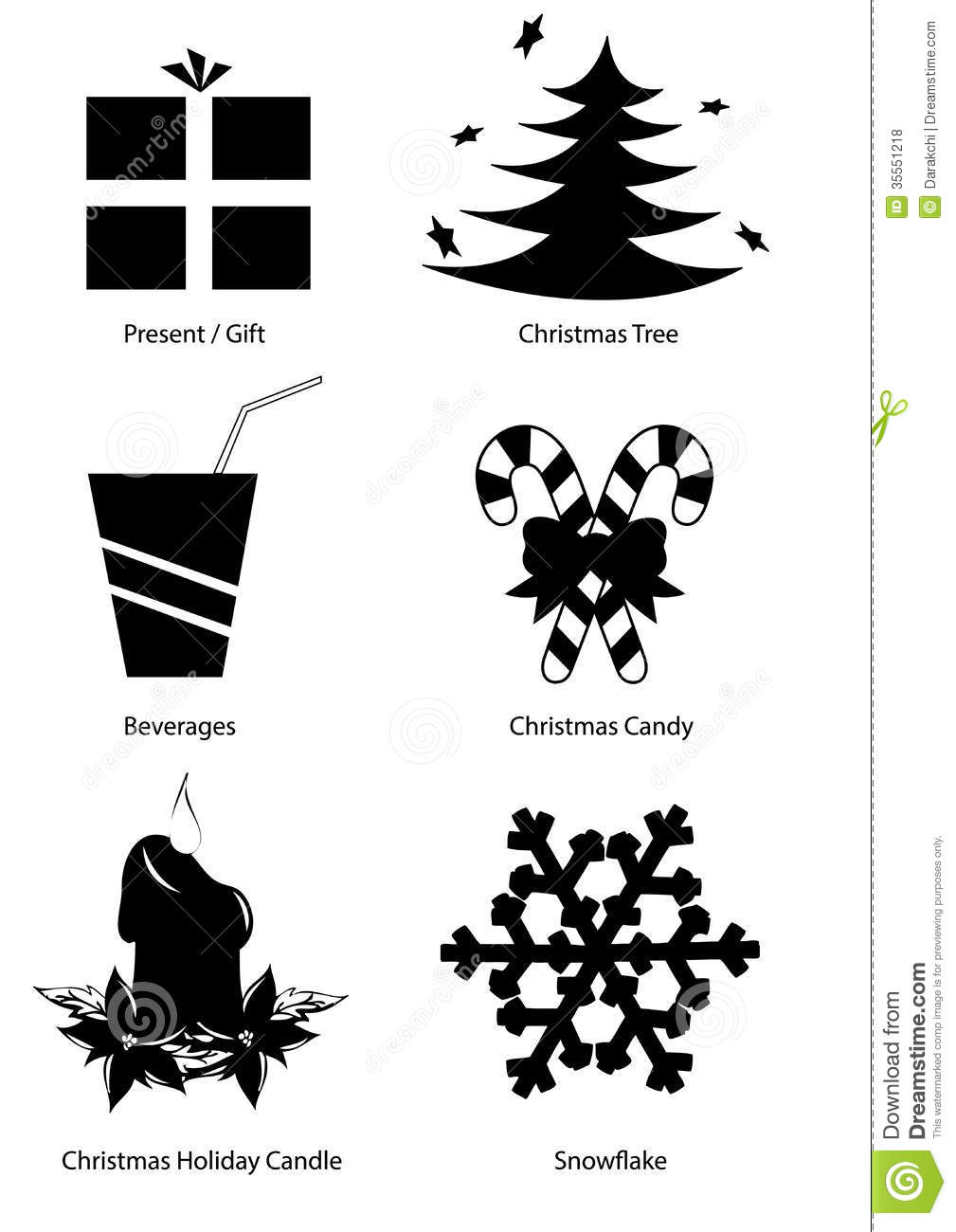 1009x1300 Black Vector Art Christmas Images
