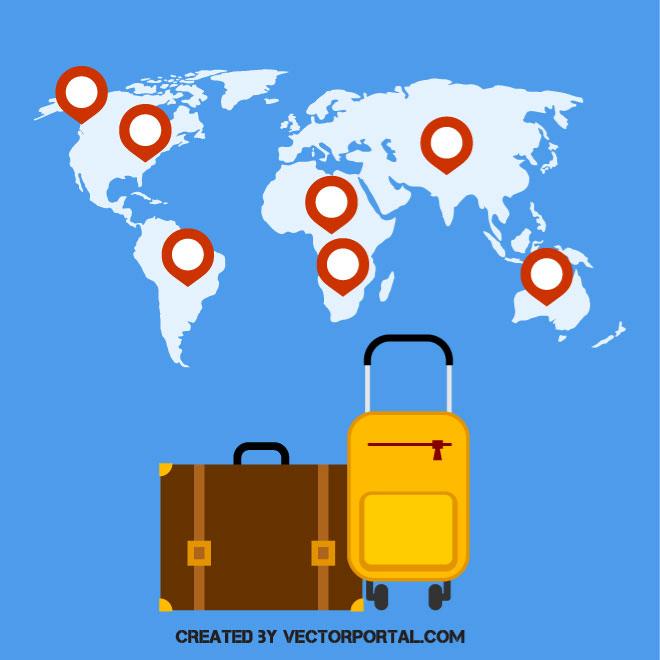 660x660 Holiday Travel Vector Graphics
