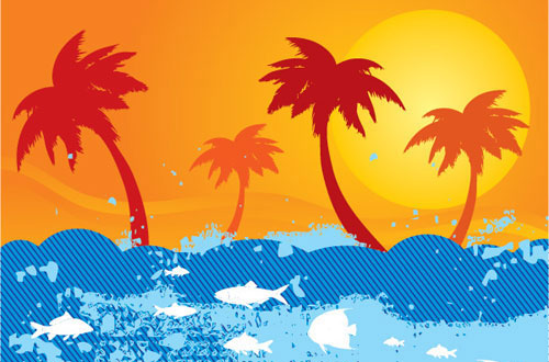500x330 Eye Catching Summer Holiday Vectors For Free Designbeep