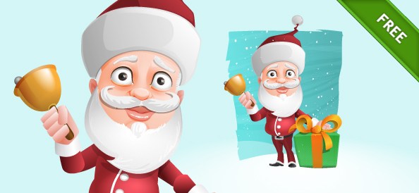 594x274 Holiday Vector Characters