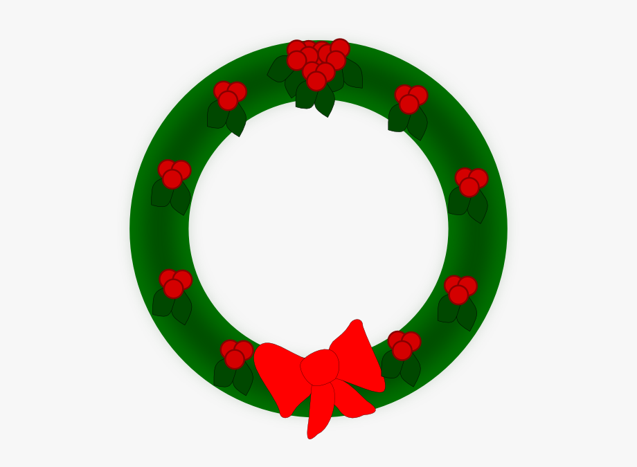 920x675 Holiday Wreath Clip Art