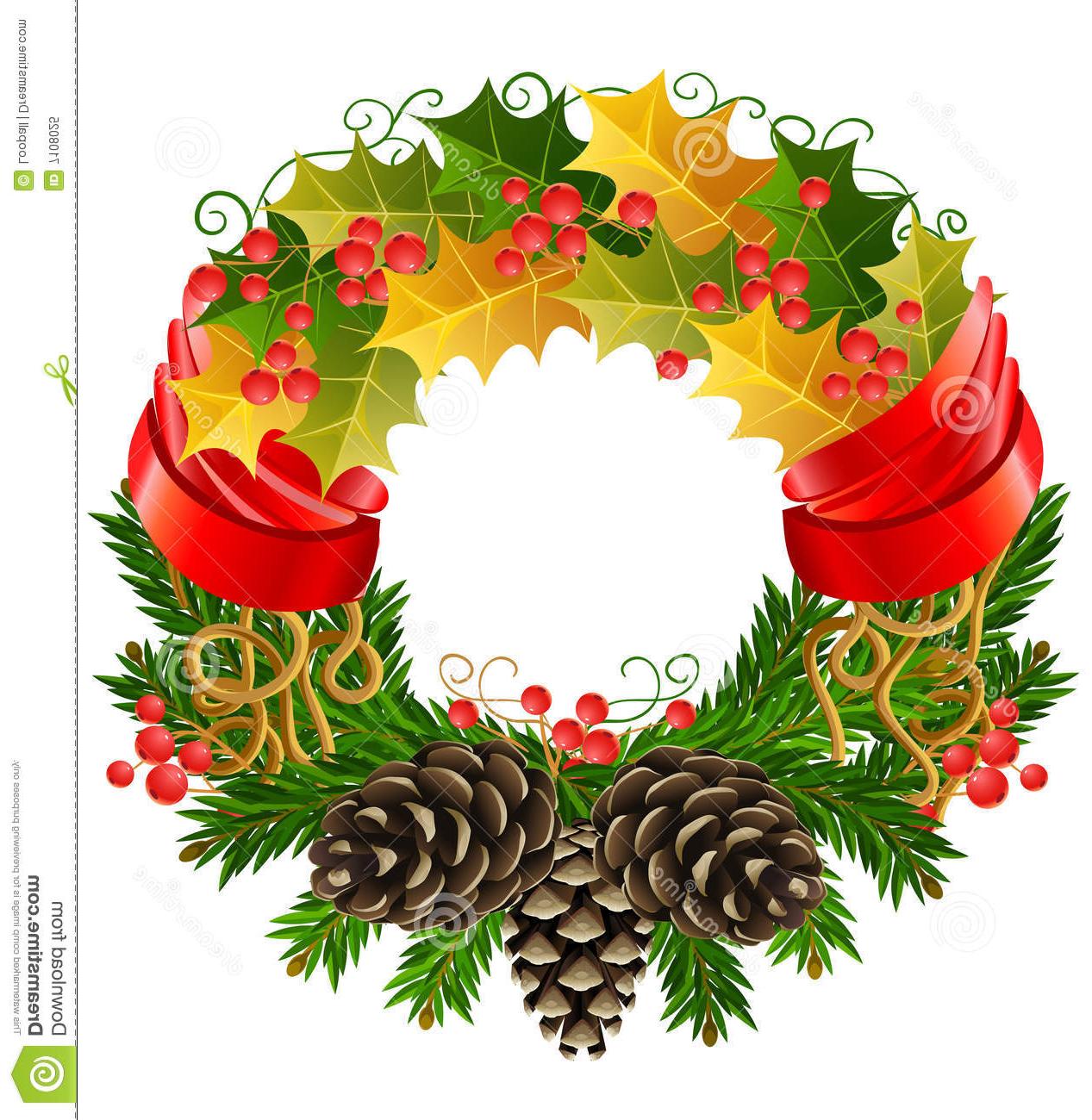 1267x1300 Top Vector Christmas Wreath Vector Pictures Free Vector Art