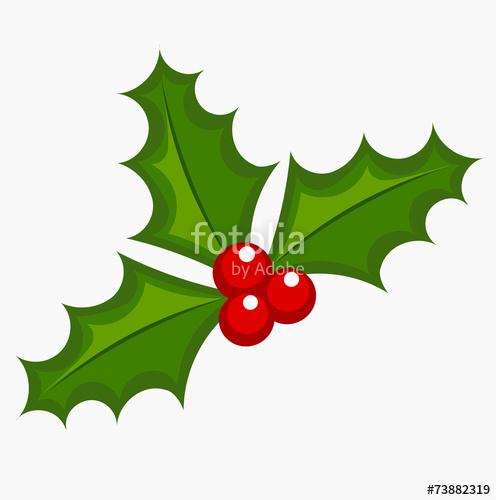 496x500 Holly Berry Vector Stock Image And Royalty Free Vector