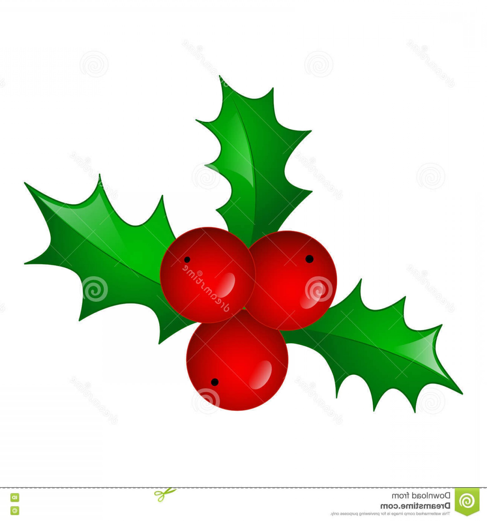 1560x1668 Stock Illustration Christmas Symbol Holly Berry Vector Icon