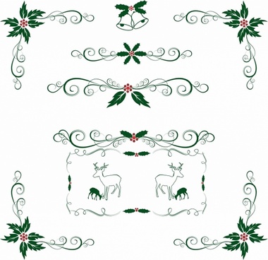 Holly Border Vector at Vectorified.com | Collection of ...