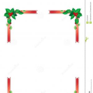 300x300 Christmas Border From Holly Berry Vector Newwaysys