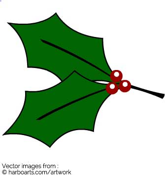 335x355 Download Holly Leaves