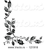 164x175 Royalty Free Holly Sprig Stock Vector Designs