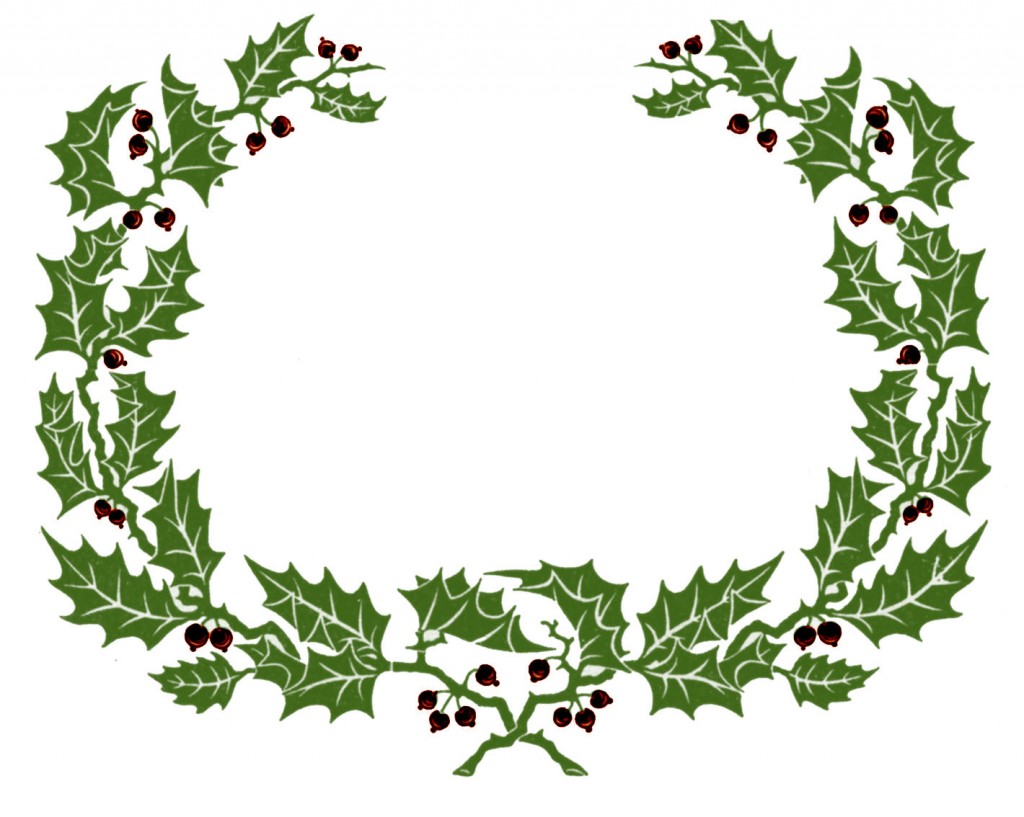 1024x817 Holly Clipart Christmas Garland For Free Download And Use Images