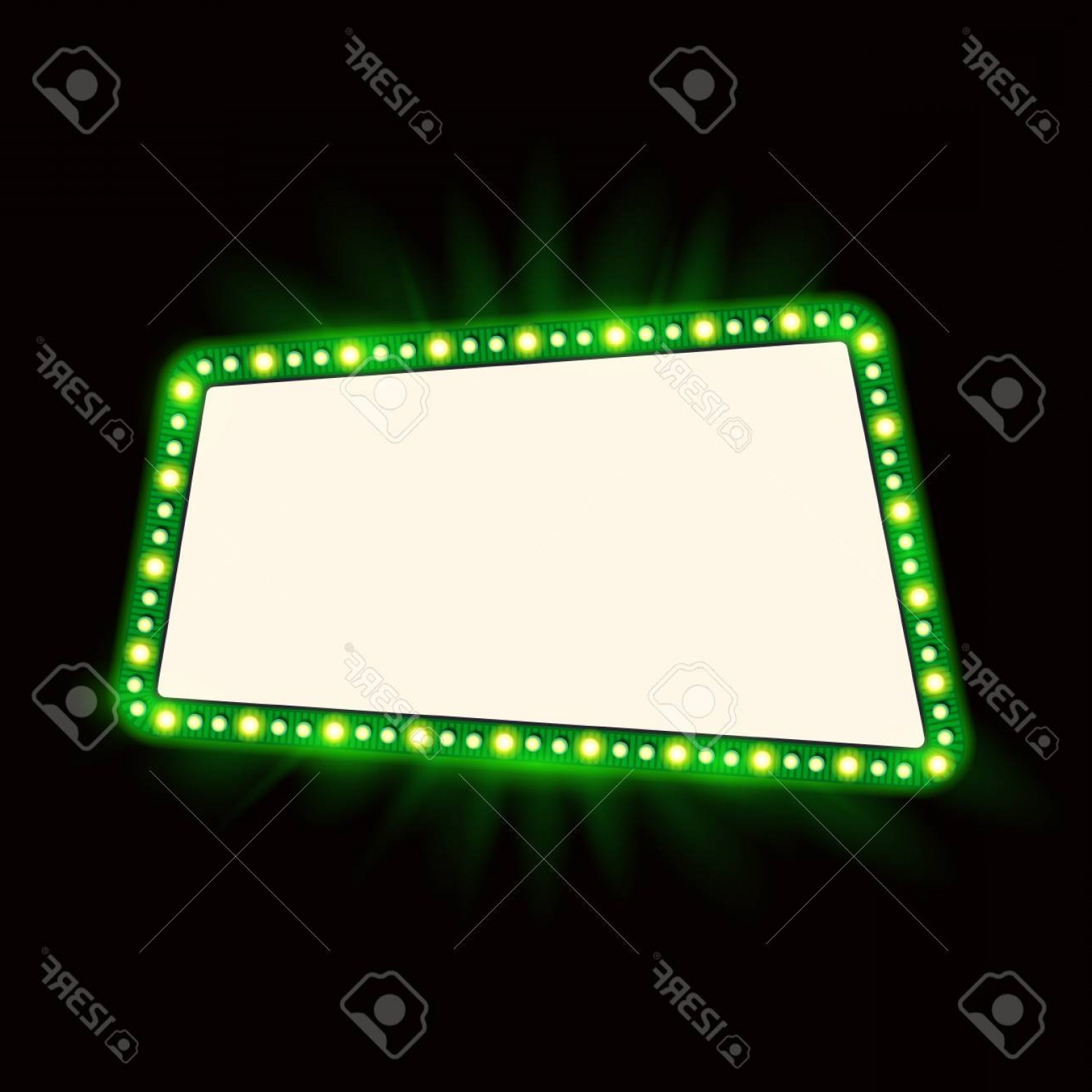 1560x1560 Photostock Vector Retro Showtime S Frame Design Neon Lamps