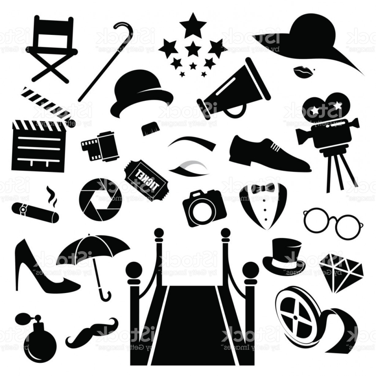1228x1228 Hollywood Vector Icon Set Gm Soidergi