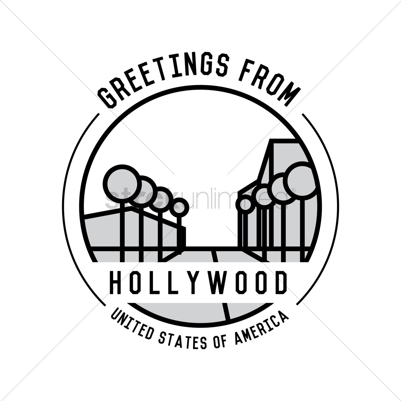 1300x1300 Hollywood Vector Image