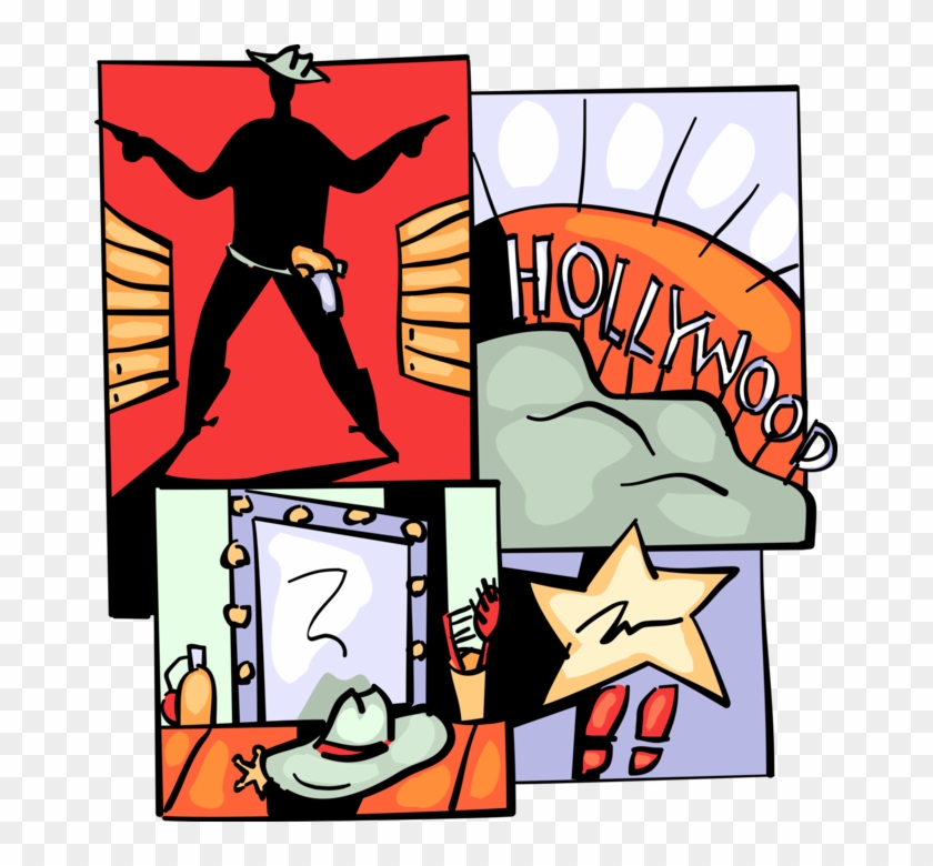 840x780 Clipart Free Stock Hollywood Vector Illustration