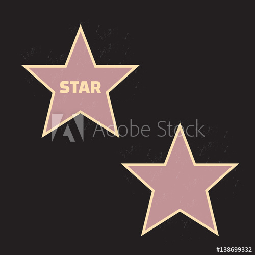 500x500 Star Hollywood Vector