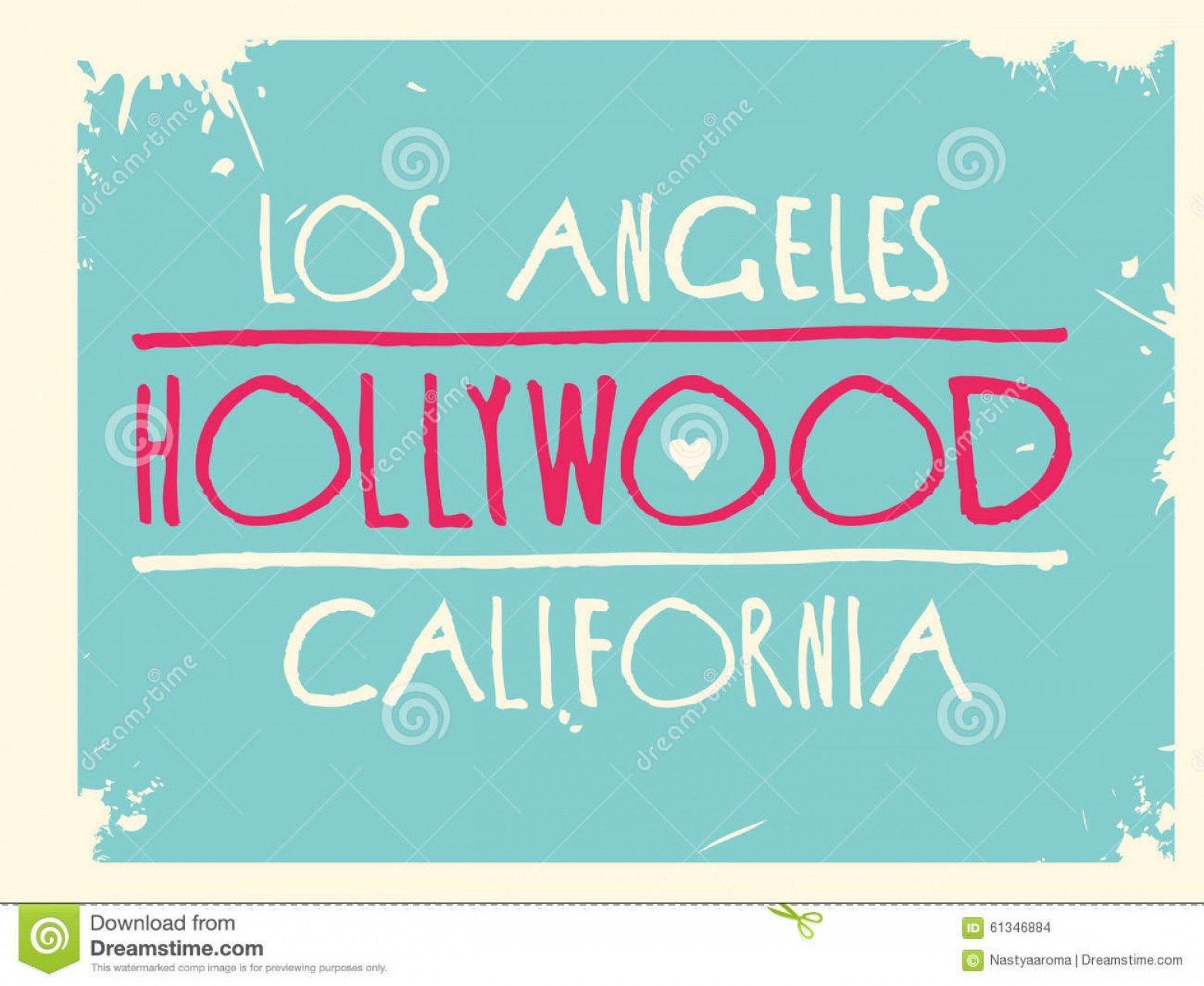 1872x1533 Stock Illustration Hollywood Graphic Design Vector Art
