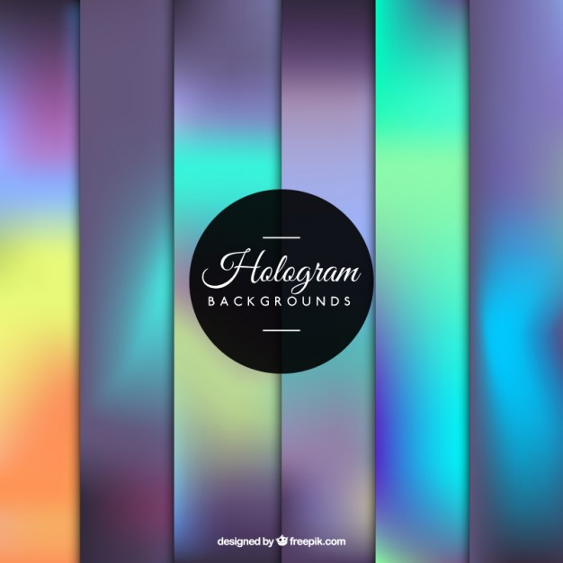 626x626 Gorgeous Hologram Background Vector Free Download