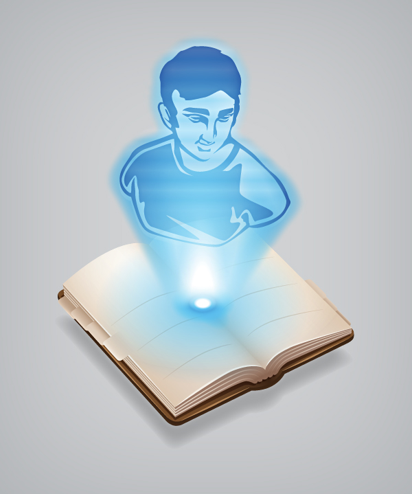 600x719 Illustrating A Hologram In Vector Reticulating Splines