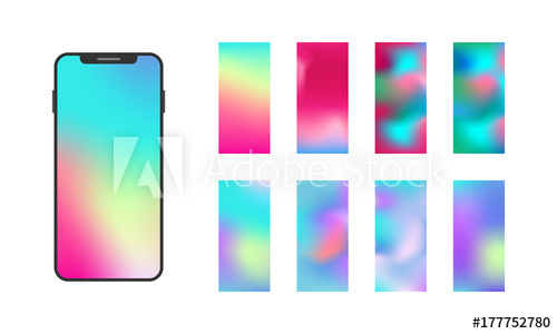 Modern Smartphone App Screen Soft Color Gradient Background 500x300 Modern Smartphone App Screen Soft Color Gradient Background