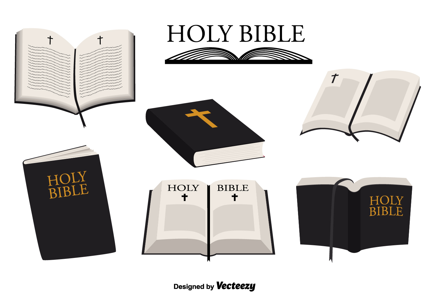 1400x980 Holy Bible Free Vector Art