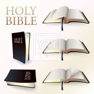 300x300 Illustration Of Holy Bible Vector