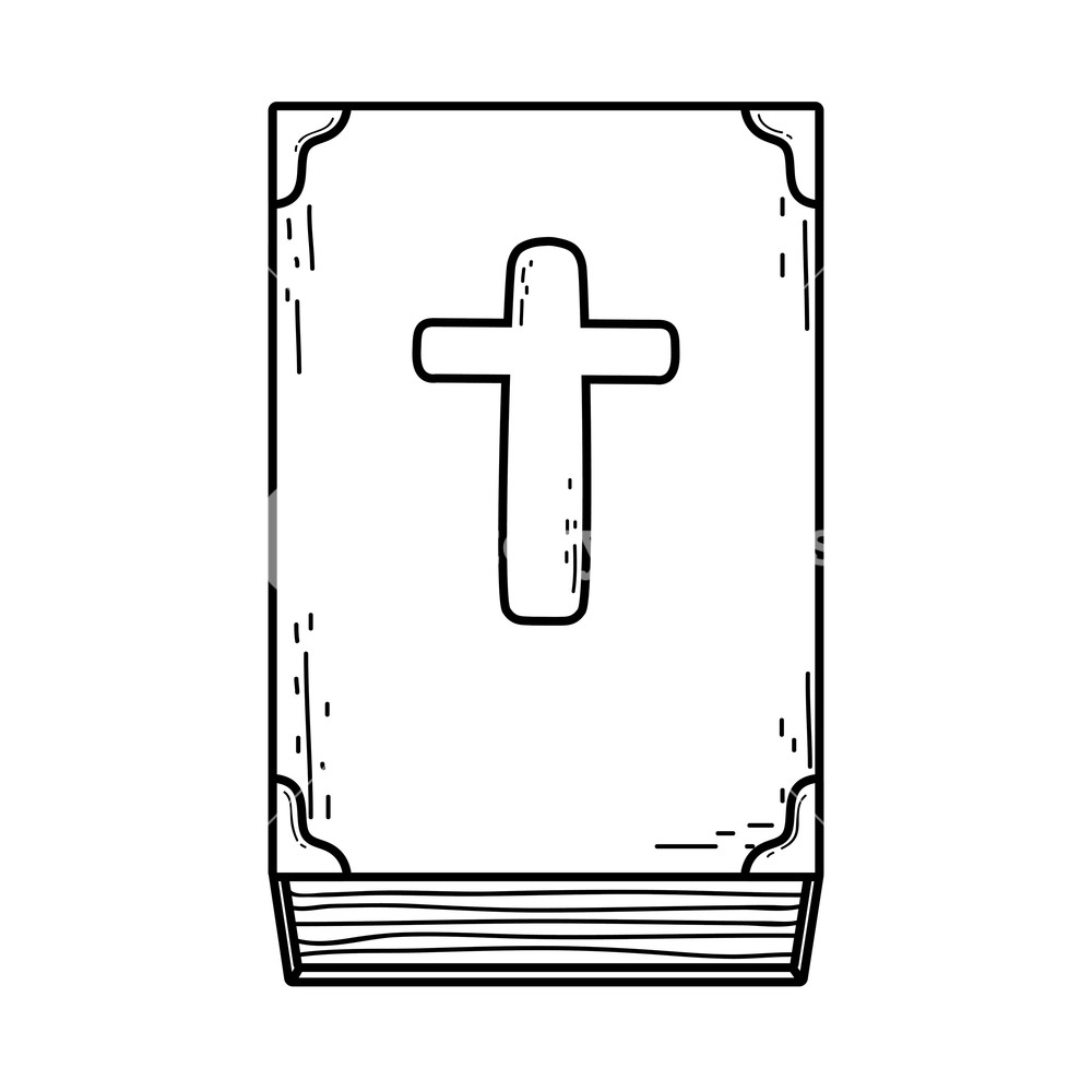 1000x1000 Holy Bible Book Icon Vector Illustration Design Royalty Free Stock