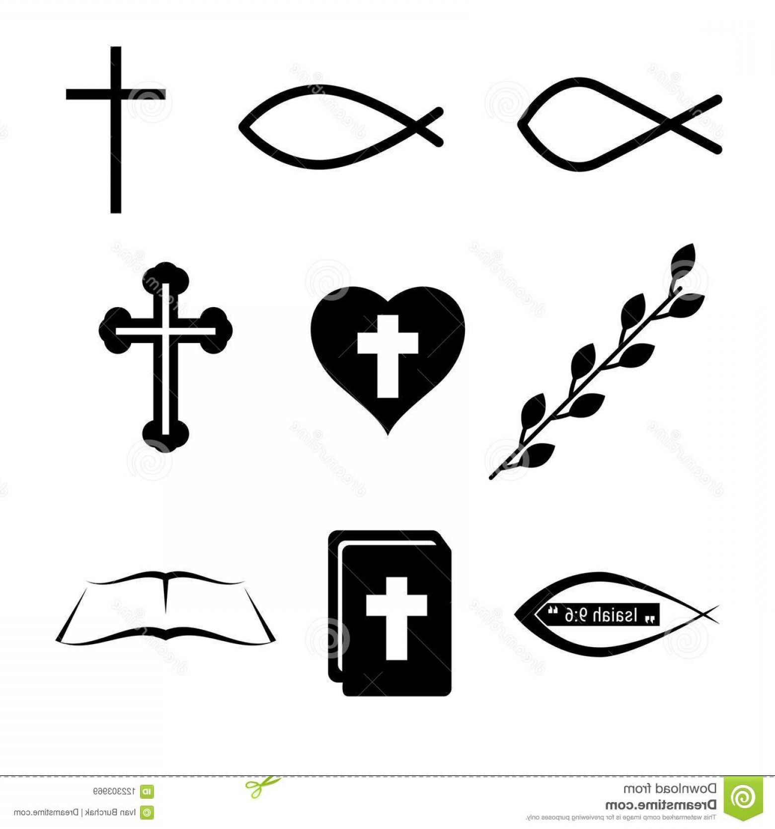 1560x1668 Christian Icons Symbols Fish Cross Heart Wine Holy Bible Vector